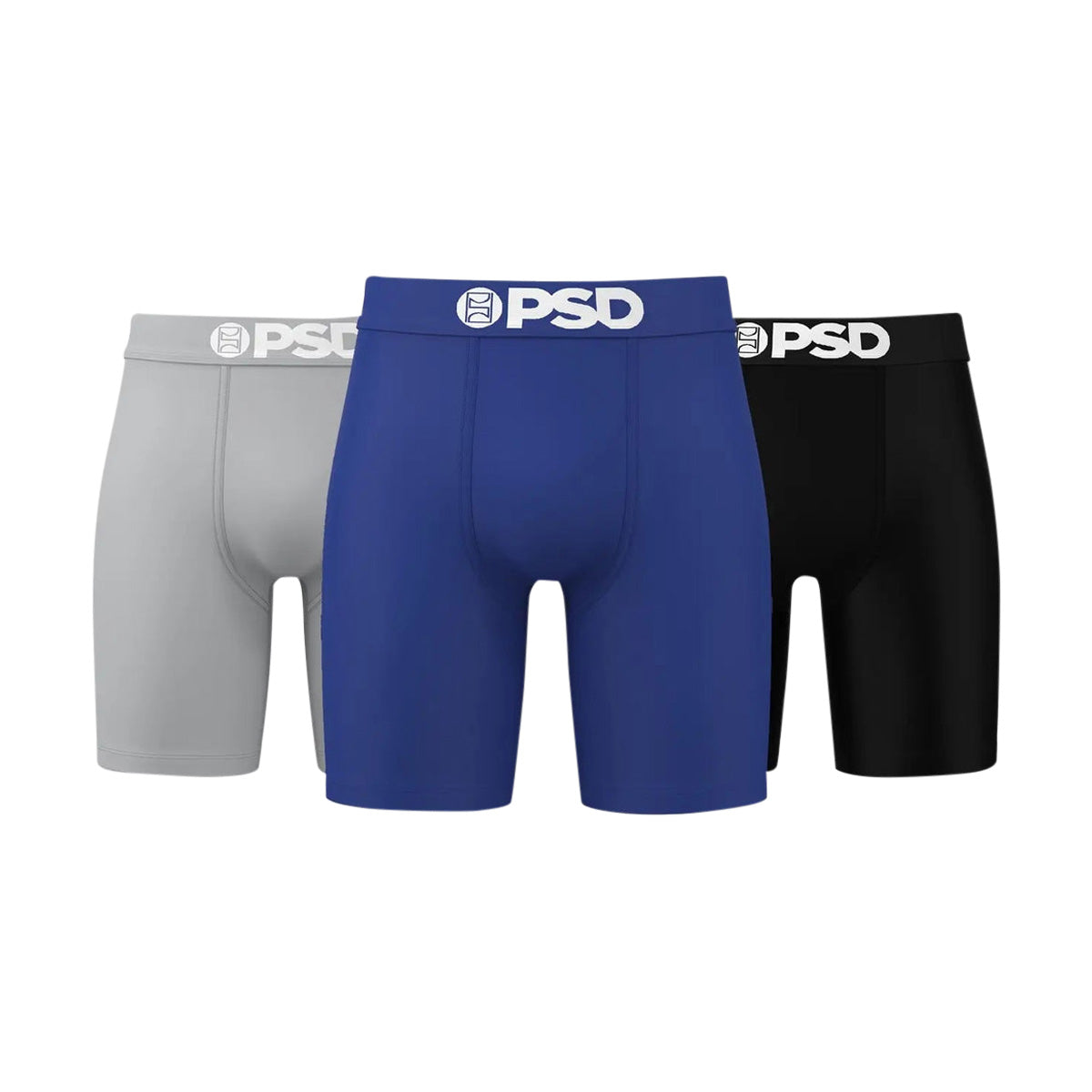 PSD 3 Pack Cotton Blend Men's Boxer Briefs - 
