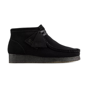 Clarks Wallabee Boot Black Suede Men's Shoes