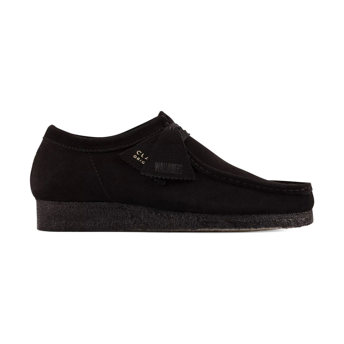 Clarks Wallabee Black Suede Men's Shoes - 