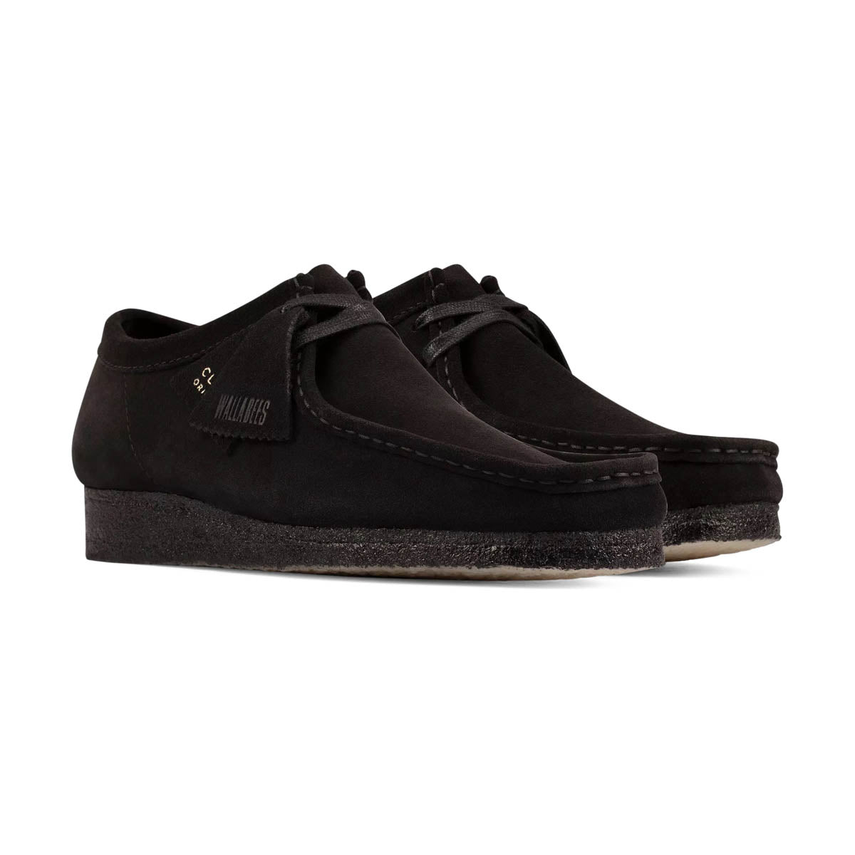 Clarks Wallabee Black Suede Men&#39;s Shoes