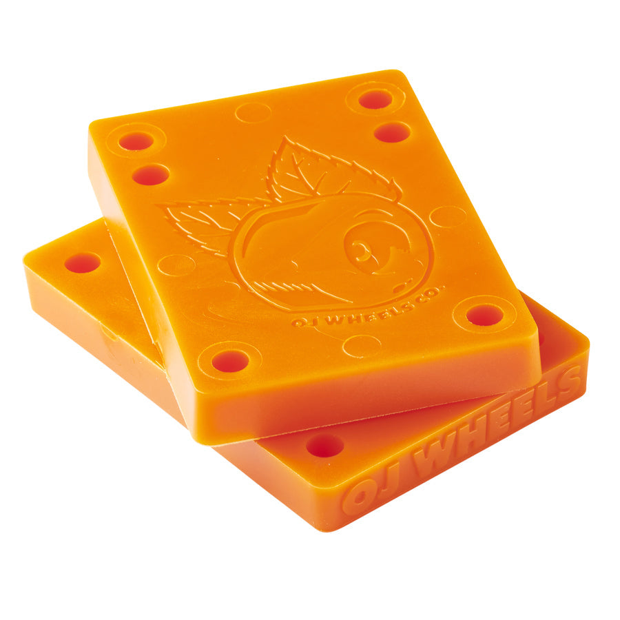 Juice Cubes Risers 3/8 in Orange Pk/2 OJ (3.8) - Skate Accessories