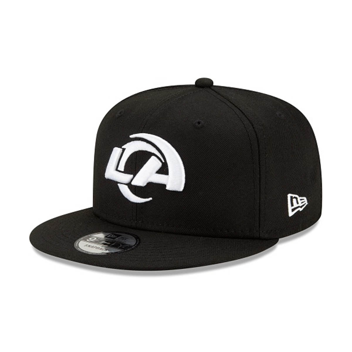 Basic Black & White 9FIFTY 'Los Angeles Rams' Snapback Hat - NEW FOR MEN