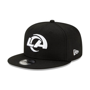 Basic Black & White 9FIFTY 'Los Angeles Rams' Snapback Hat