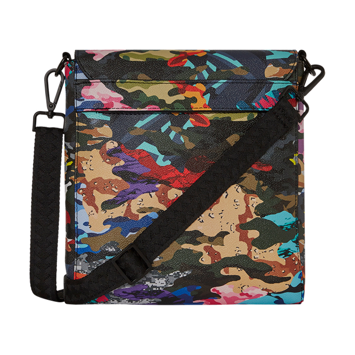 Sliced and Diced Camo Messenger Bag - SPRAYGROUND