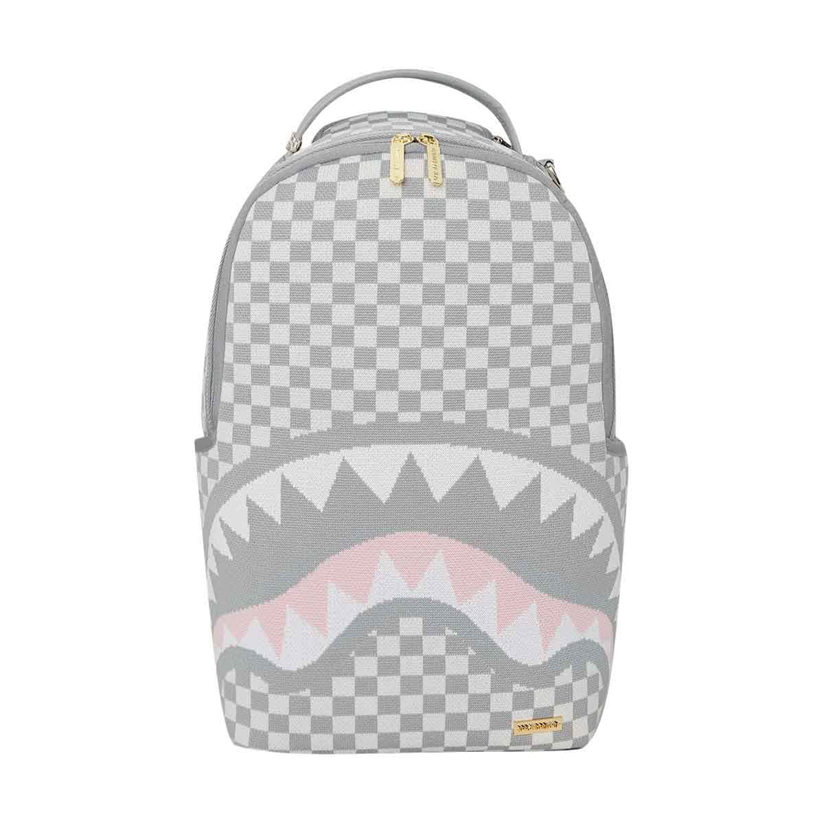 SPRAYGROUND Knit Sharks in Paris in Cream DLX Backpack - 