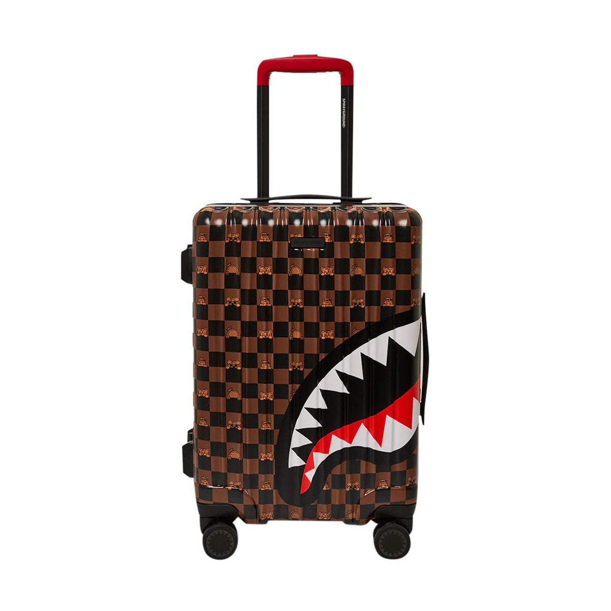 Sprayground Peeking Character Carry On Hard Luggage - 