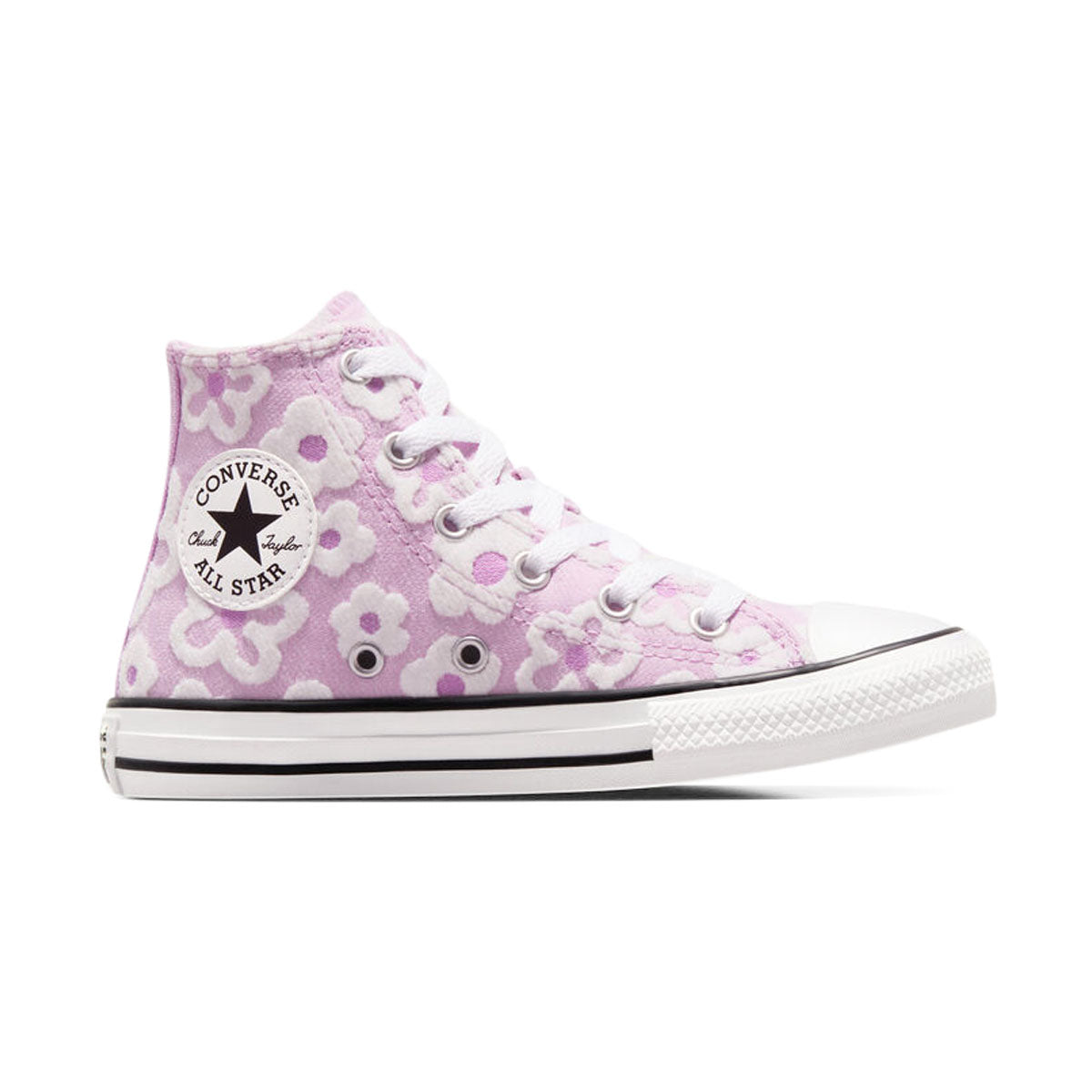 Converse Chuck Taylor All Star High PS Floral Embroidery Little Kids' Shoes - 