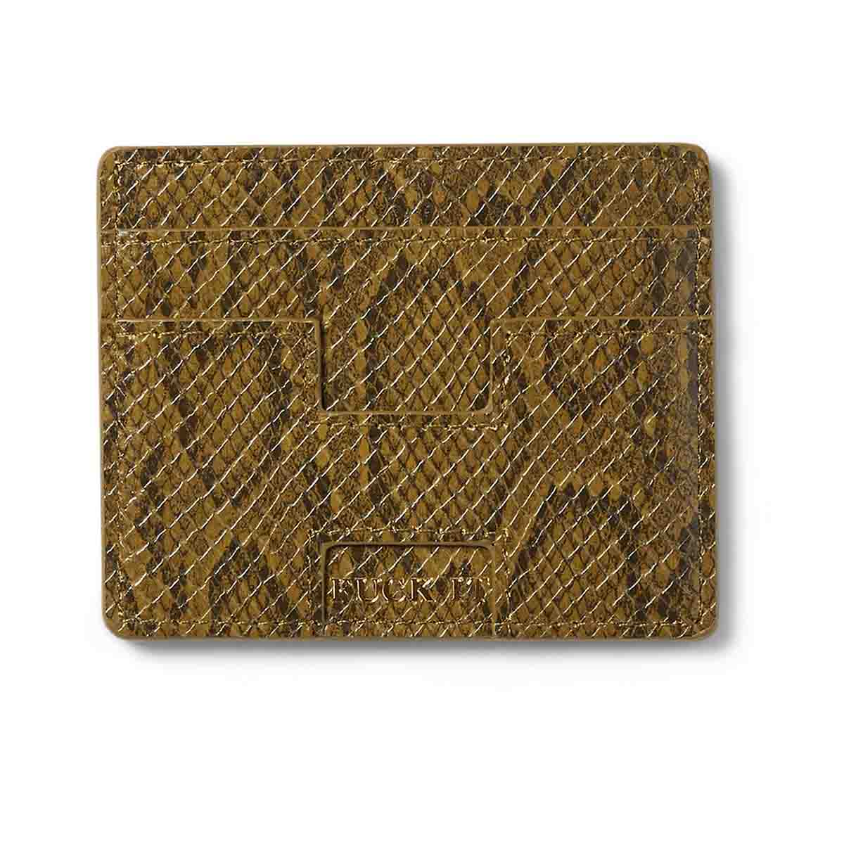 HUF Fuck It Snakeskin Cardholder - 