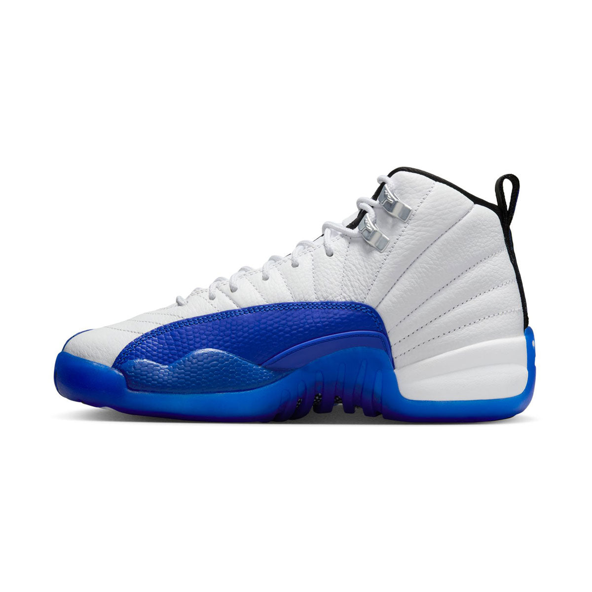 Air Jordan 12 Retro &#39;White &amp; Game Royal&#39; Big Kids&#39; Shoes