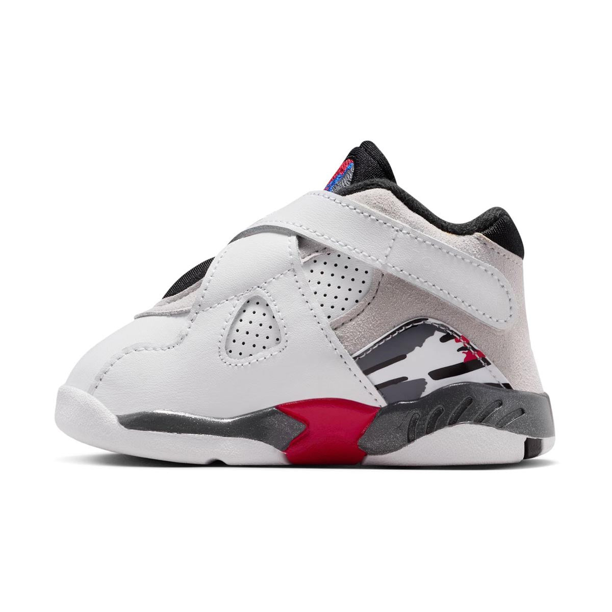 Jordan 8 Retro 'White and True Red' Baby/Toddler Shoes - 