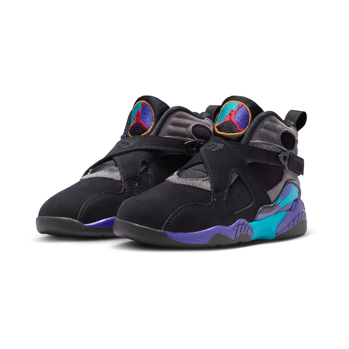 Jordan 8 Retro 'Aqua' Little Kids' Shoes - 