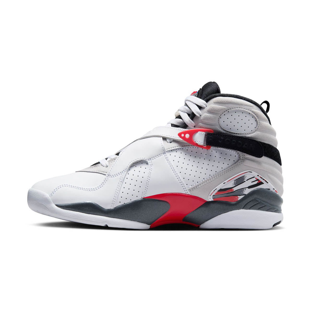Air Jordan 8 Retro 'White and True Red' Men's Shoes - Jordan Shoes for Men