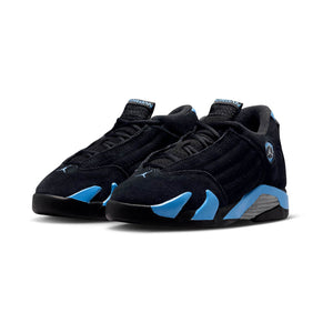 Jordan 14 Retro 'Black University Blue' Little Kids' Shoes