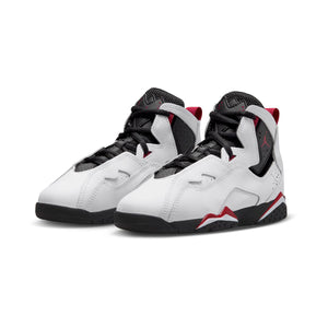 Jordan True Flight 'White Black Varsity Red' Little Kids' Shoes