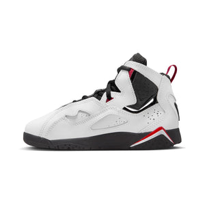 Jordan True Flight 'White Black Varsity Red' Little Kids' Shoes