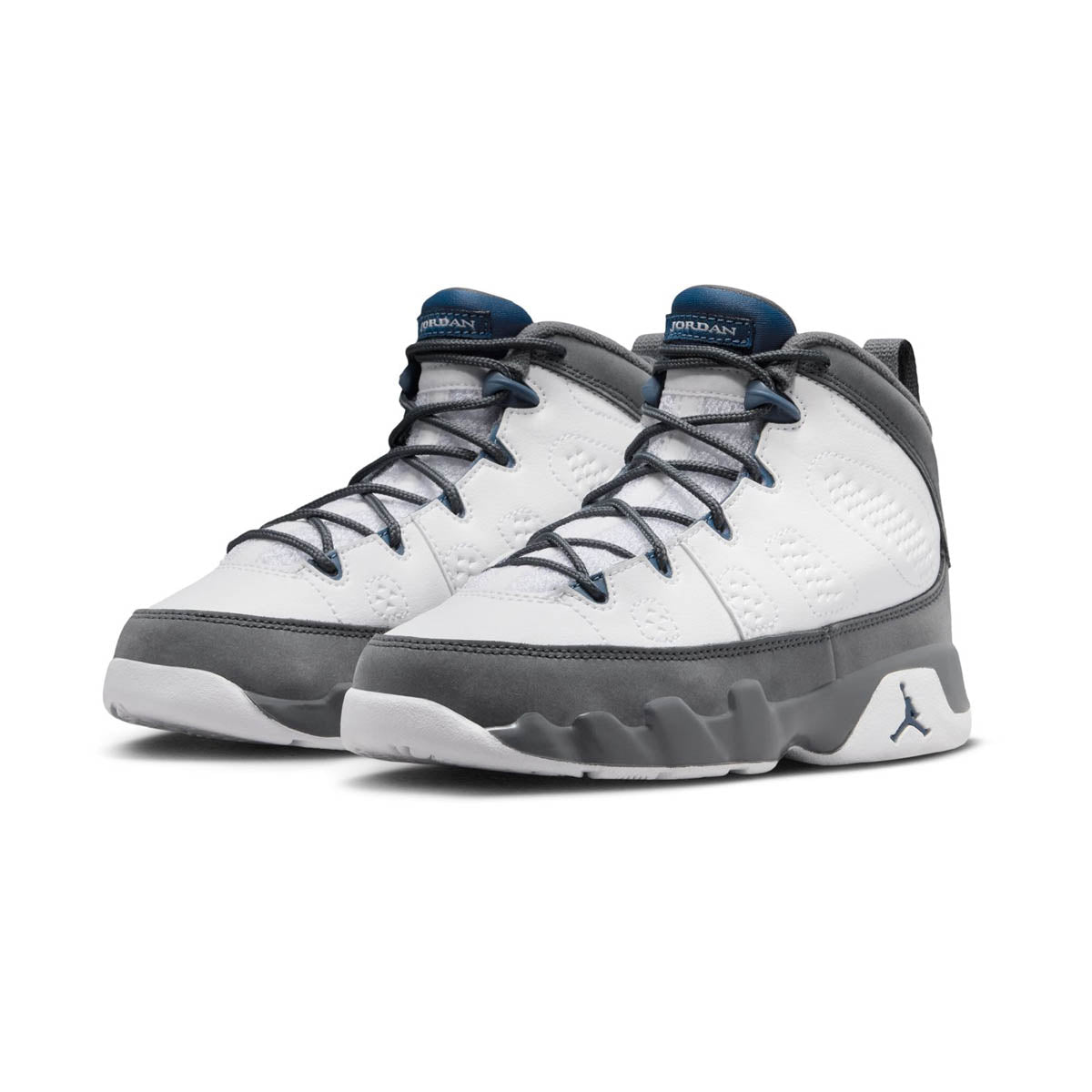 Air Jordan 9 Retro 'Flint Grey and French Blue' Little Kids' Shoes - Jordan Shoes for Mens, Women and kids