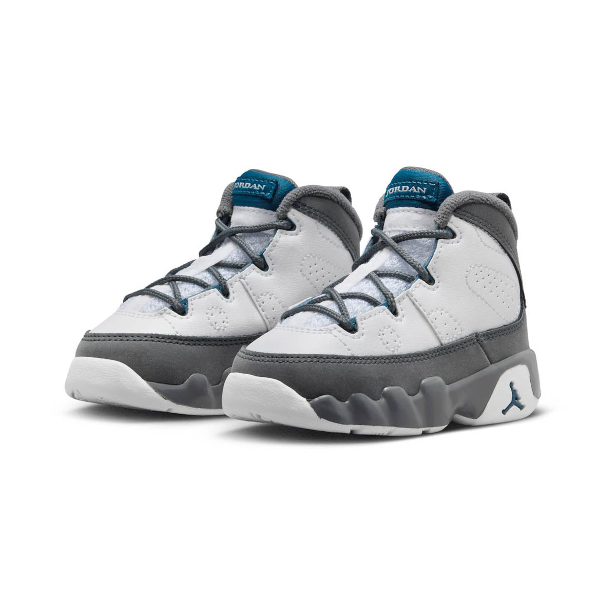 Air Jordan 9 Retro 'Flint Grey and French Blue' Baby/Toddler Shoes - Kids Casual: Kids Shoes
