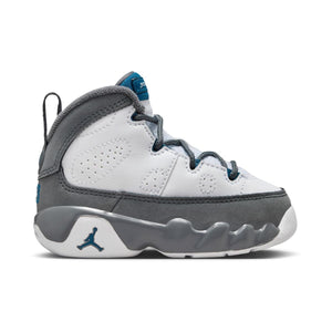 Air Jordan 9 Retro 'Flint Grey and French Blue' Baby/Toddler Shoes
