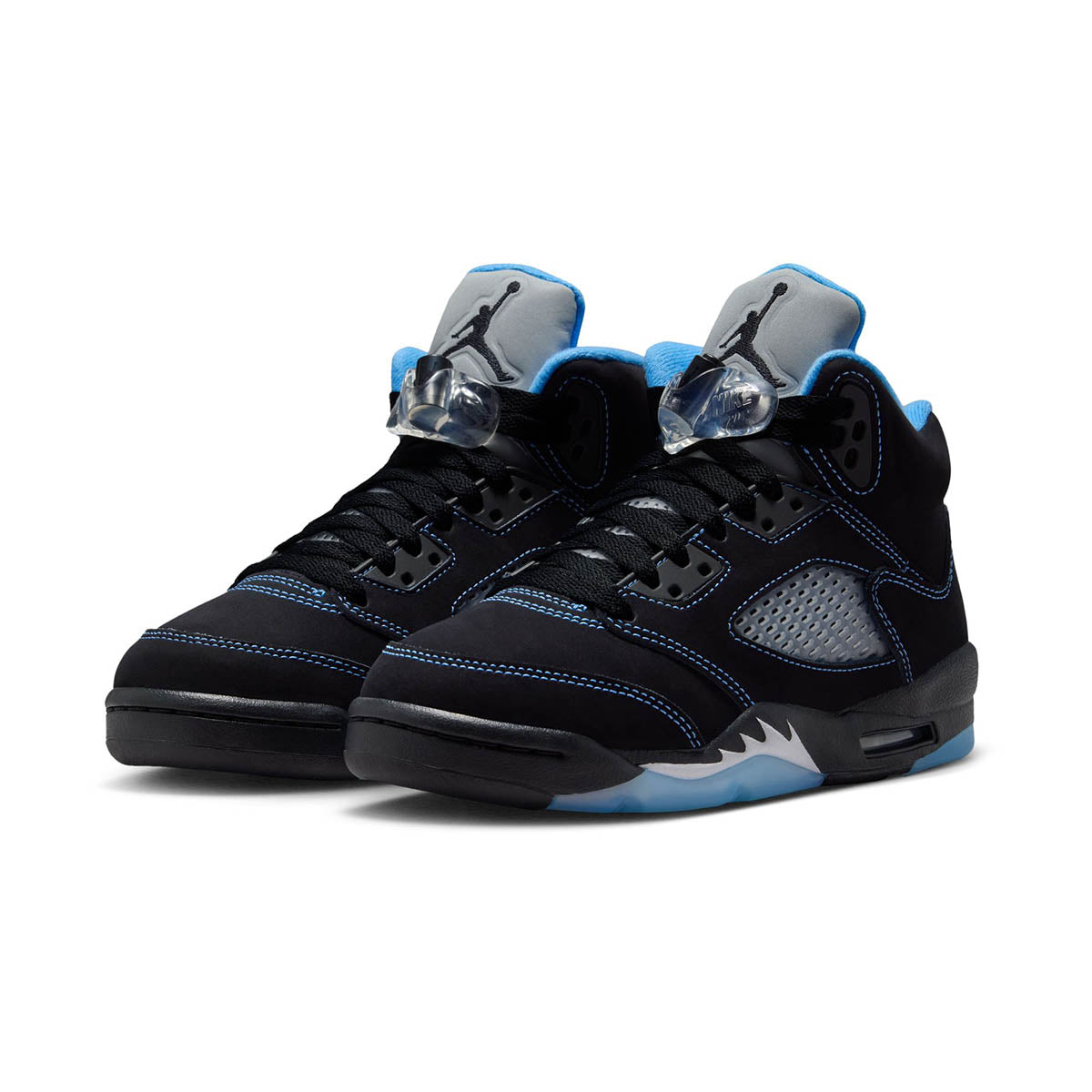 Air Jordan 5 'Black Carolina' Big Kids' Shoes - Shoes