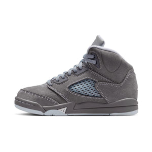 Jordan 5 Retro 'Wolf Grey' Little Kids' Shoes