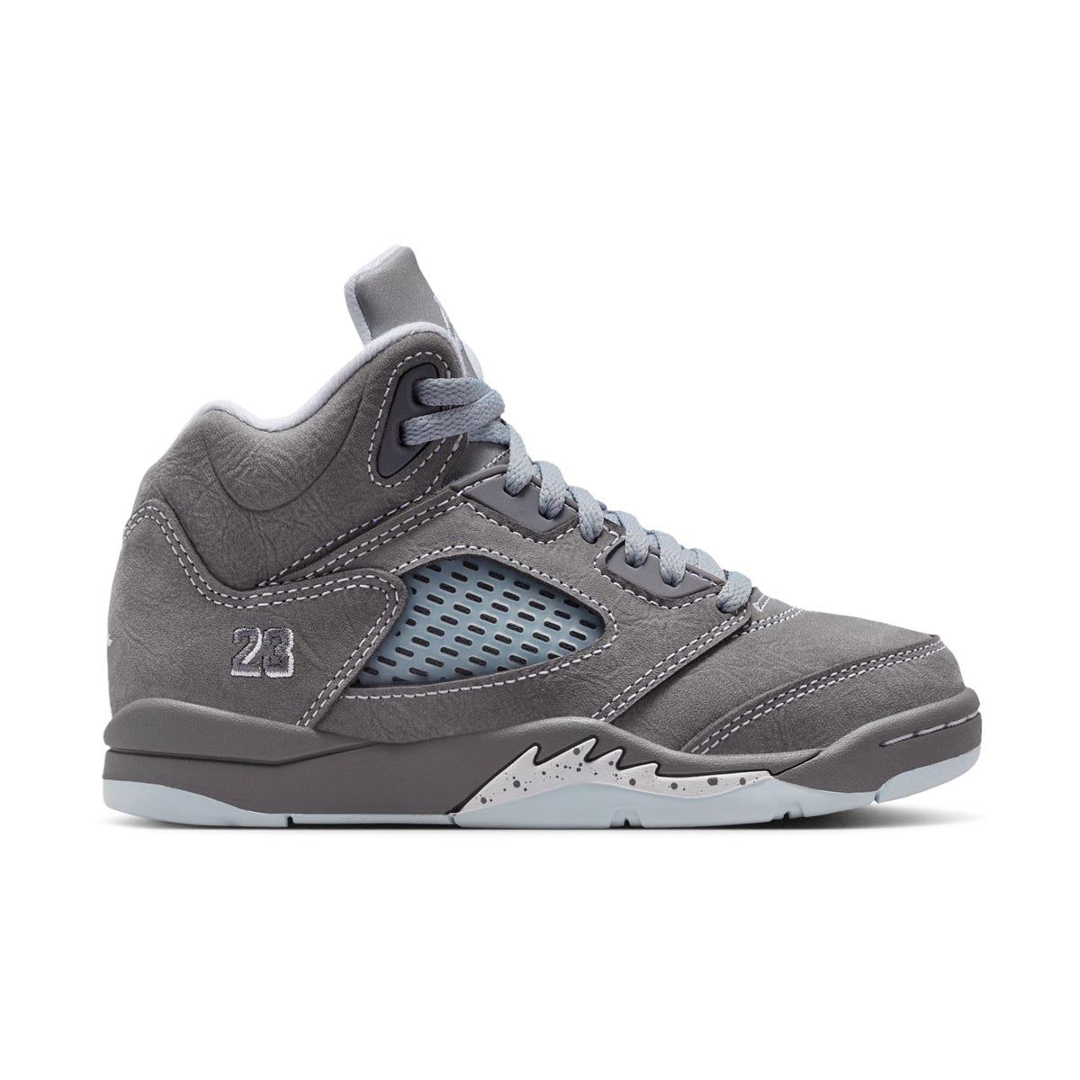 Jordan 5 Retro 'Wolf Grey' Little Kids' Shoes - 