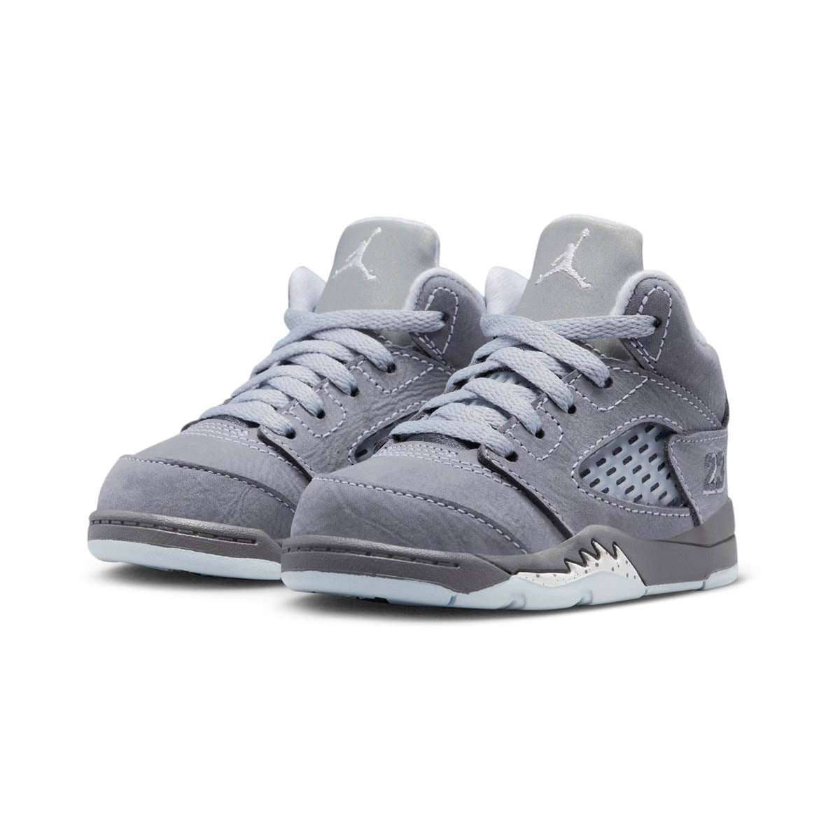 Jordan 5 Retro 'Wolf Grey' Baby/Toddler Shoes - 