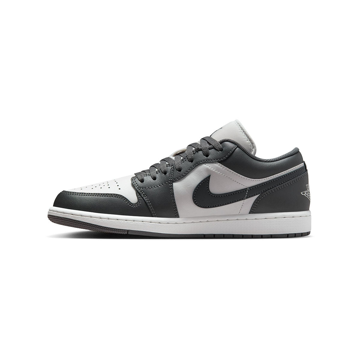 Shop Air Jordan 1 Low 'Iron Gray Summit White' Men's Shoes
