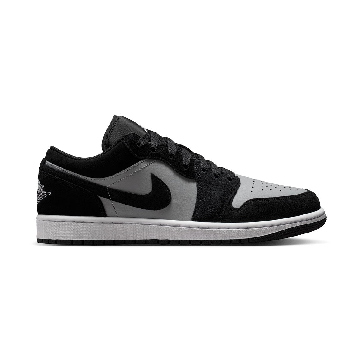Air Jordan 1 Low 'Black Light Smoke Grey' Men's Shoes - 