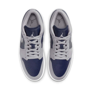 Air Jordan 1 Low 'Tech Grey University Navy' Men's Shoes