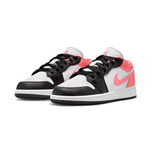 Air Jordan 1 'Black Pink Gaze' Low Big Kids' Shoes