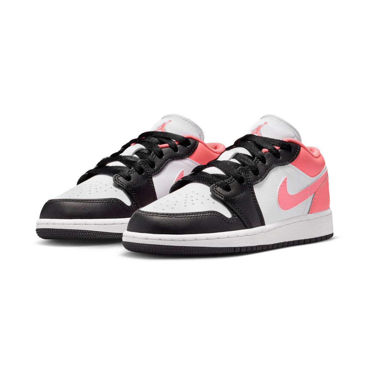 Air Jordan 1 'Black Pink Gaze' Low Big Kids' Shoes - Kids Jordans Shoes