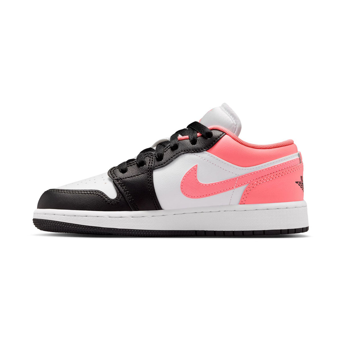 Air Jordan 1 'Black Pink Gaze' Low Big Kids' Shoes - Kids Jordans Shoes