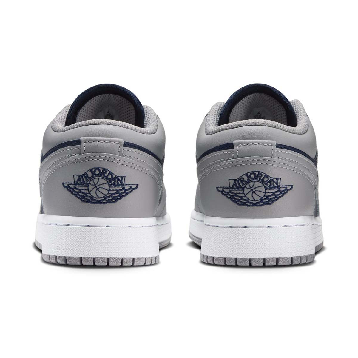 Air Jordan 1 Low 'Tech Gray College Navy' Big Kids' Shoes - 