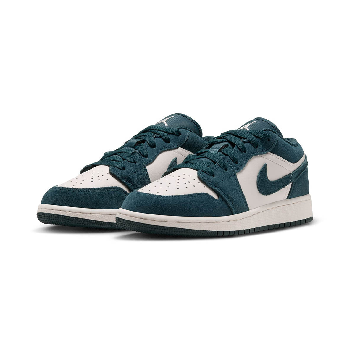 Air Jordan 1 Low 'Midnight Spruce' Big Kids' Shoes - 