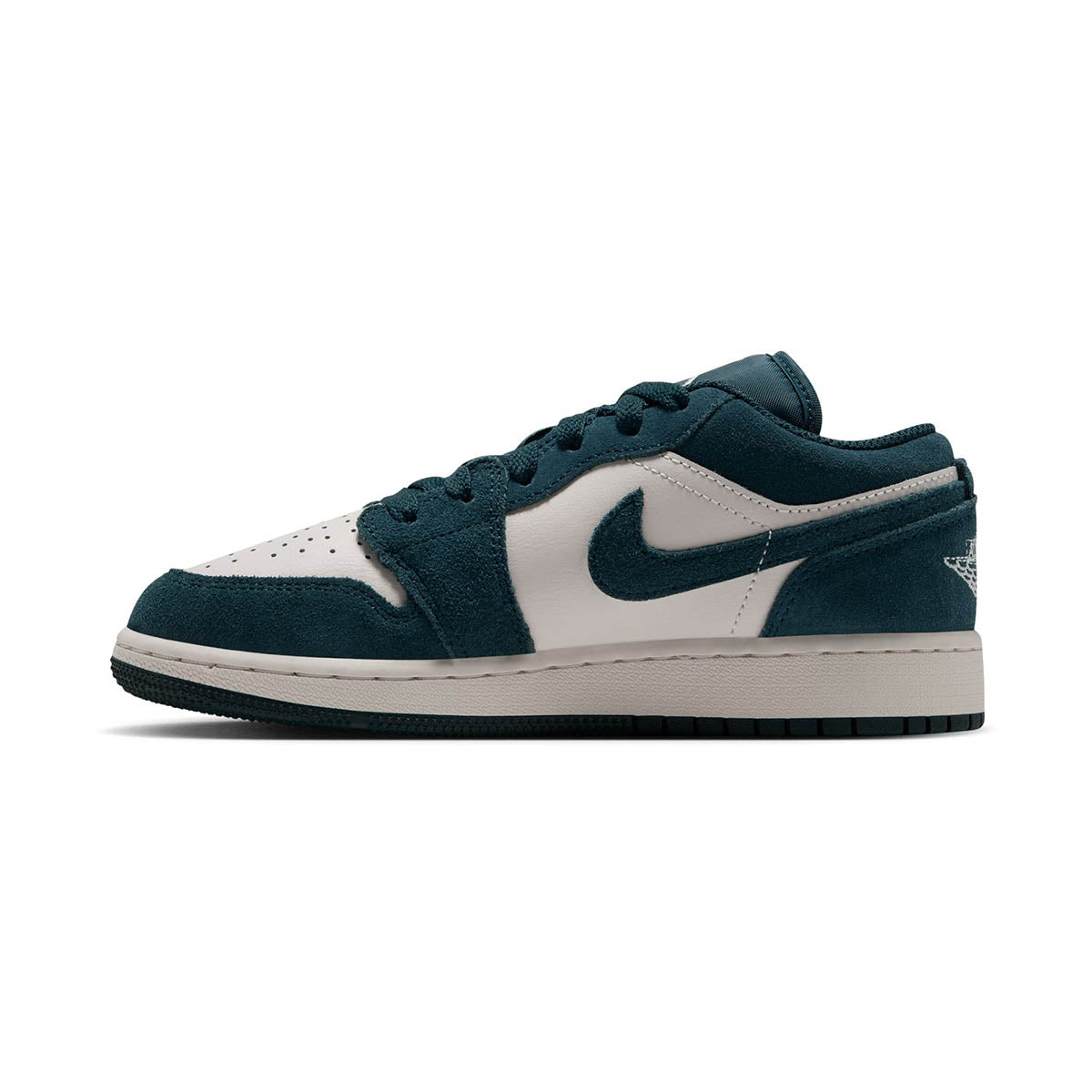 Air Jordan 1 Low 'Midnight Spruce' Big Kids' Shoes - 