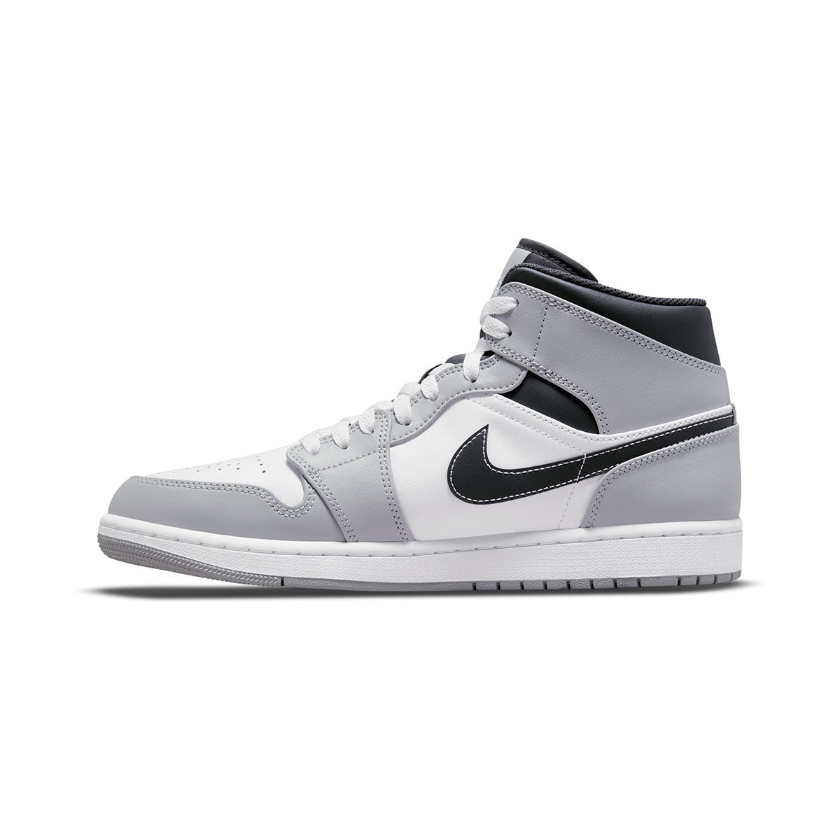 Air Jordan 1 'Light Smoke Grey' Mid Men's Shoes - 
