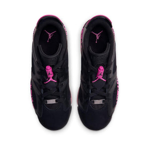 Air Jordan 6 Retro Low 'Black Fierce Pink' Big Kids' Shoes