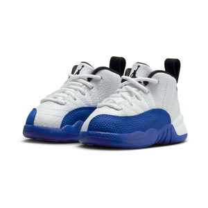 Jordan 12 Retro 'White & Game Royal' Baby/Toddler Shoe