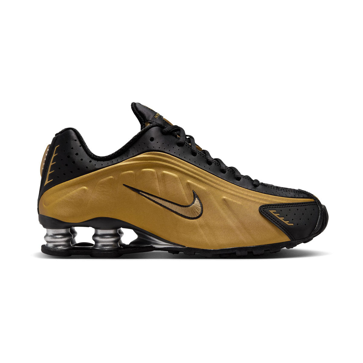 Nike Shox R4 'Black Metalic Gold' Women's Shoes - WOMENS RUNNING