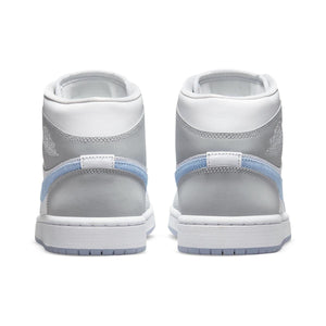 Air Jordan 1 Mid 'Wolf Grey Aluminum' Women's Shoes