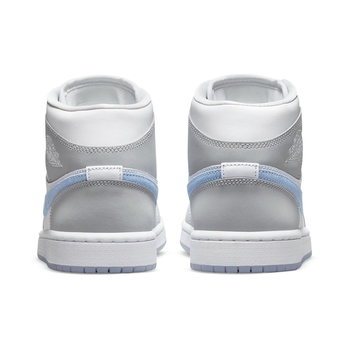 Air Jordan 1 Mid 'Wolf Grey Aluminum' Women's Shoes - 