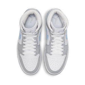 Air Jordan 1 Mid 'Wolf Grey Aluminum' Women's Shoes