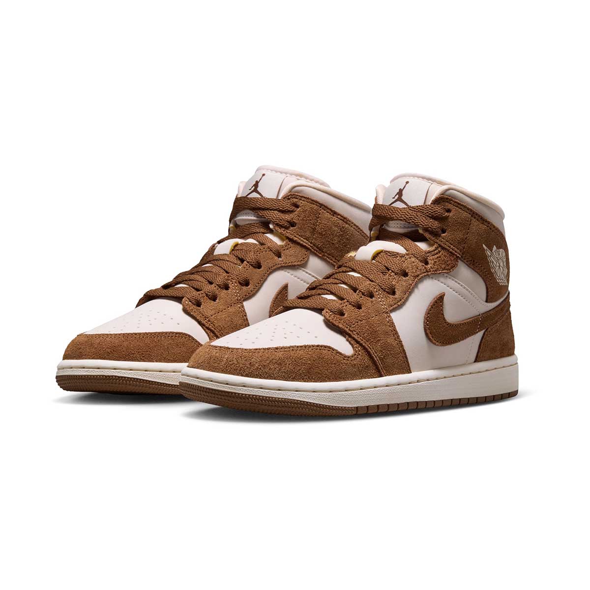 Air Jordan 1 Mid 'Light British Tan' Women's Shoes - 