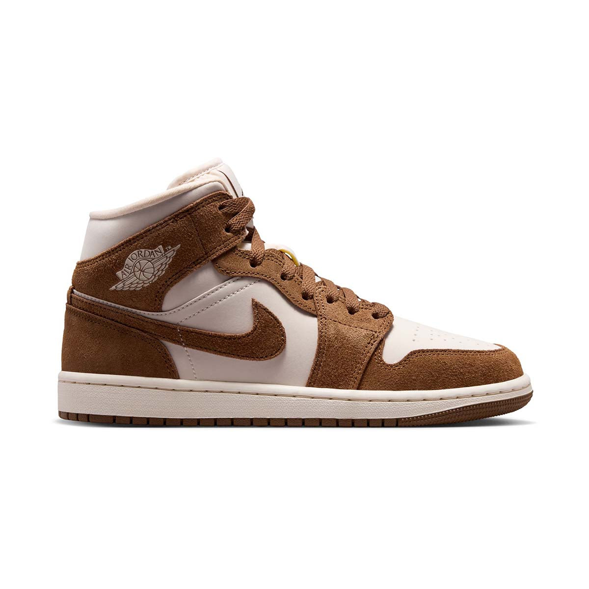 Air Jordan 1 Mid 'Light British Tan' Women's Shoes - 
