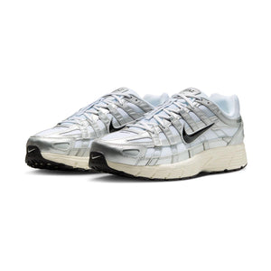 Nike P-6000 'White Metallic Silver Flat Silver Black' Men's Shoes