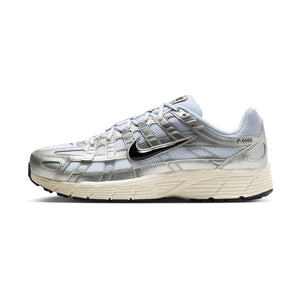 Nike P-6000 'White Metallic Silver Flat Silver Black' Men's Shoes