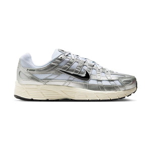 Nike P-6000 'White Metallic Silver Flat Silver Black' Men's Shoes