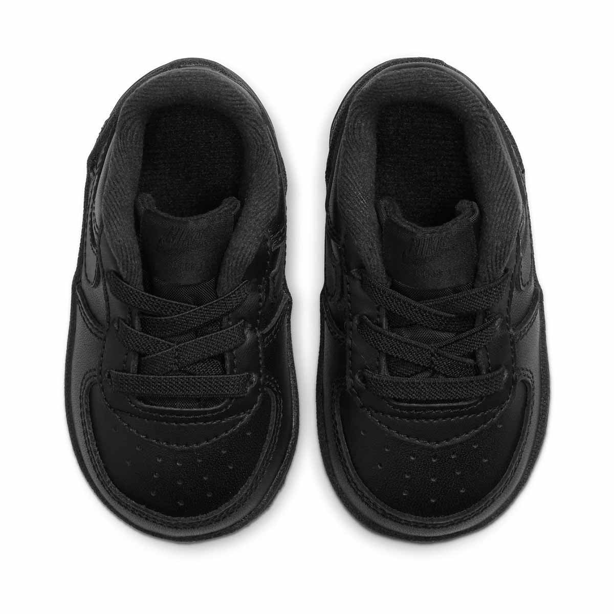 Nike Force 1 'Triple Black' Crib Baby Bootie - Nike Air Force One Shoes