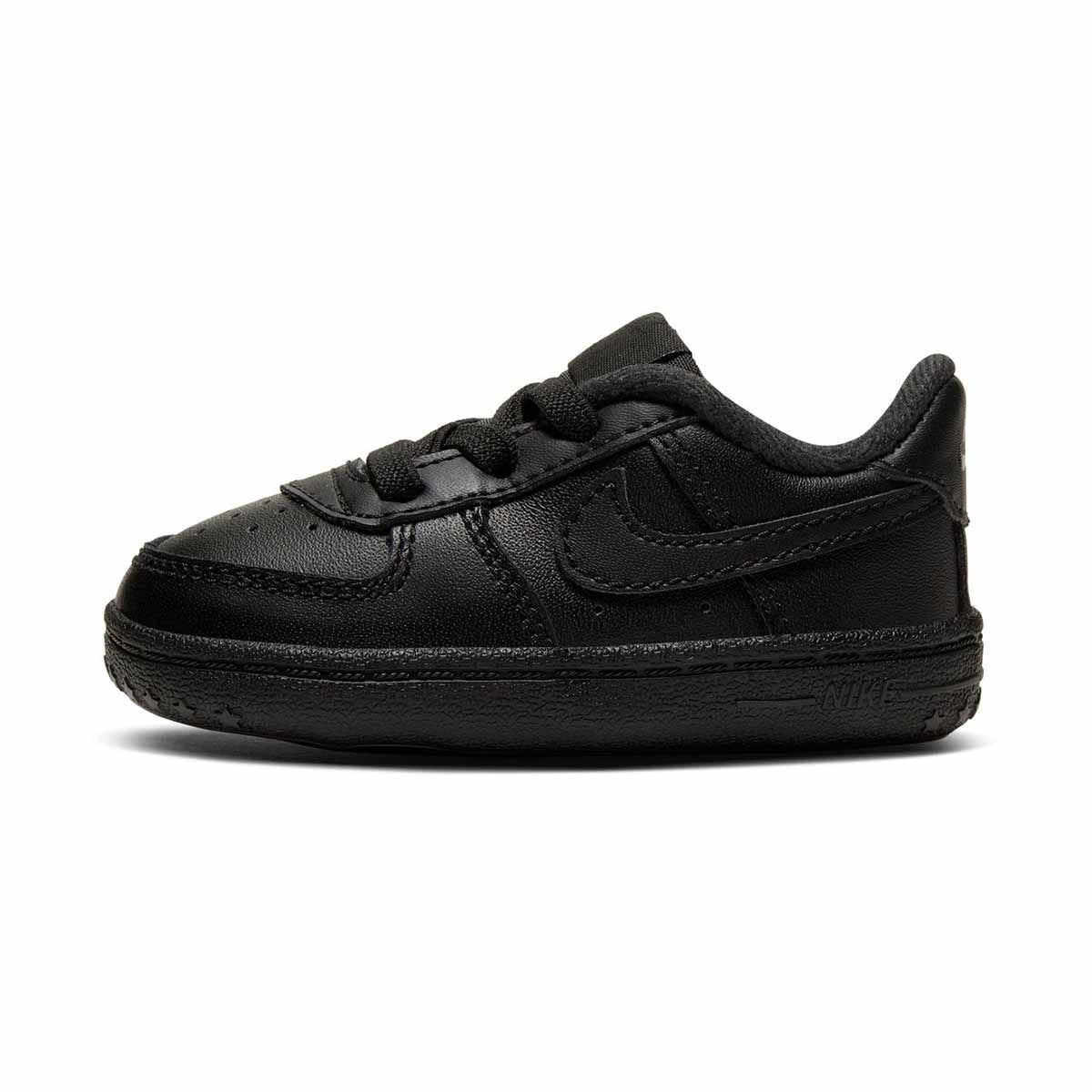 Nike Force 1 'Triple Black' Crib Baby Bootie - Nike Air Force One Shoes