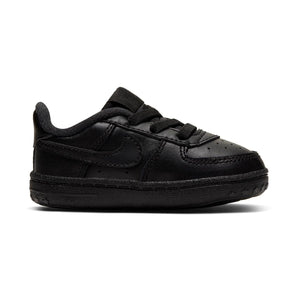 Nike Force 1 'Triple Black' Crib Baby Bootie